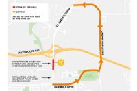 Entraves majeures sur la 12e Avenue Nord ce week-end à Sherbrooke